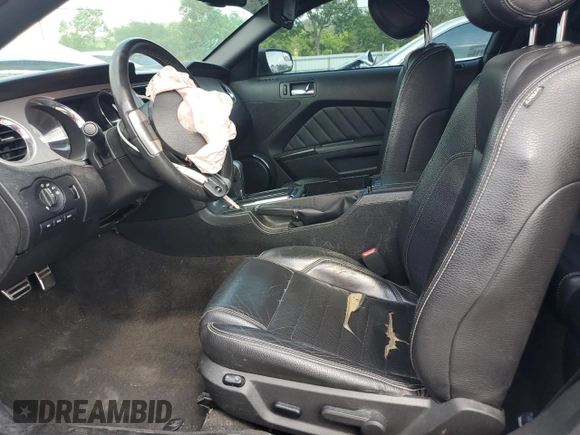 2012 Ford Mustang Premium with VIN 1ZVBP8AM1C5263638, listed as a Copart auction lot 55148875 with 106,376 mi miles and Salvage title. Bid and sale history available at DreamBid. Image 7.