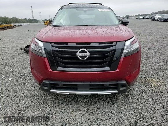 2024 Nissan Pathfinder Platinum with VIN 5N1DR3DH9RC210841, listed as a Copart auction lot 46792795 with 23,164 mi miles and Salvage title. Bid and sale history available at DreamBid. Image 12.