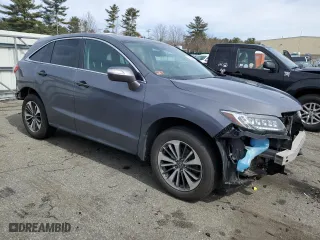 2017 Acura RDX w/Advance Pkg with VIN 5J8TB4H78HL029712, listed as a Copart auction lot 49325605 with 72,841 mi miles and Salvage Title. Bid and sale history available at carsss.com. Image 4.