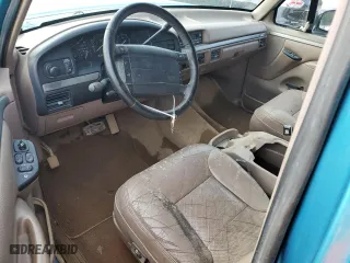 1995 Ford Bronco Custom with VIN 1FMEU15H6SLA81758, listed as a Copart auction lot 74821064 with 0 mi miles and Salvage Title. Bid and sale history available at carsss.com. Image 8.