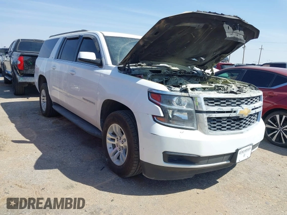 2018 Chevrolet Suburban LT with VIN 1GNSKHKC5JR104240, listed as a IAAI auction lot 41892859 with Not Provided miles and . Bid and sale history available at DreamBid. Image 1.