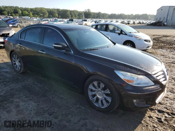 2009 Hyundai Genesis with VIN KMHGC46E09U054187, listed as a Copart auction lot 71584024 with 325,244 mi miles and Salvage Title. Bid and sale history available at carsss.com. Image 4.