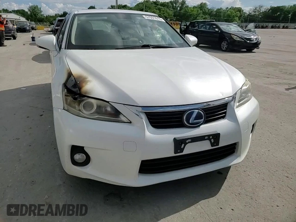 2012 Lexus CT 200h with VIN JTHKD5BH6C2099265, listed as a Copart auction lot 57091615 with 164,532 mi miles and Salvage title. Bid and sale history available at DreamBid. Image 13.