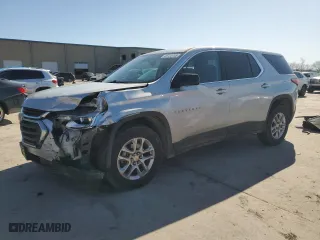 2020 Chevrolet Traverse LS with VIN 1GNEVFKW6LJ223452, listed as a Copart auction lot 48722745 with 99,065 mi miles and Salvage Title. Bid and sale history available at carsss.com. Image 1.