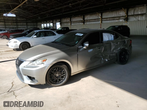2014 Lexus IS 250 with VIN JTHBF1D2XE5018510, listed as a Copart auction lot 60073465 with 123,424 mi miles and Salvage title. Bid and sale history available at DreamBid. Image 1.