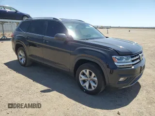 2019 Volkswagen Atlas SE with VIN 1V2DP2CA1KC590593, listed as a Copart auction lot 53830035 with 79,103 mi miles and Salvage title. Bid and sale history available at DreamBid. Image 4.