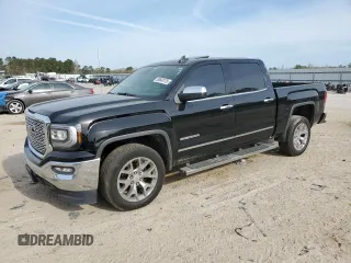 2018 GMC Sierra 1500 SLT with VIN 3GTP1NEC7JG584809, listed as a Copart auction lot 50640125 with 177,613 mi miles and Salvage title. Bid and sale history available at DreamBid. Image 1.
