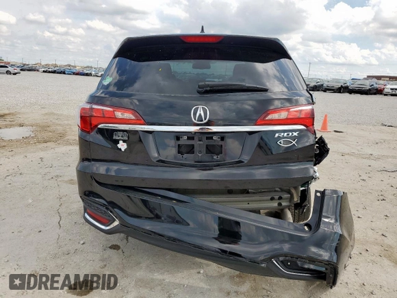 2016 Acura RDX Technology with VIN 5J8TB3H5XGL019383, listed as a Copart auction lot 60737915 with 63,843 mi miles and Salvage title. Bid and sale history available at DreamBid. Image 6.
