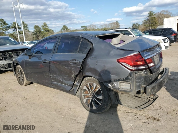 2013 Honda Civic Sdn EX with VIN 19XFB2F8XDE061902, listed as a Copart auction lot 43648855 with 170,546 mi miles and Salvage Title. Bid and sale history available at carsss.com. Image 2.