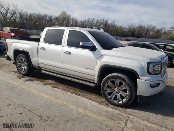 2017 GMC Sierra 1500 Denali with VIN 3GTP1PEC1HG258526, listed as a Copart auction lot 50223725 with 130,337 mi miles and Salvage Title. Bid and sale history available at carsss.com. Image 4.