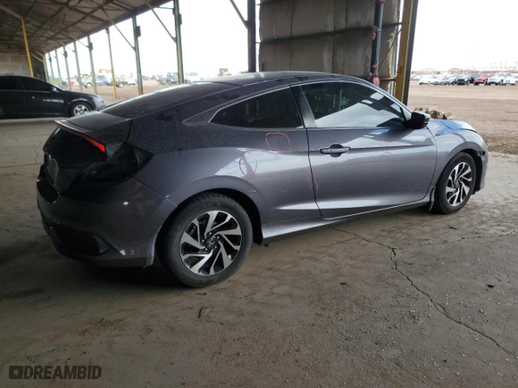 2017 Honda Civic Coupe LX-P with VIN 2HGFC4B08HH307141, listed as a Copart auction lot 45480535 with 118,492 mi miles and Salvage Title. Bid and sale history available at carsss.com. Image 3.