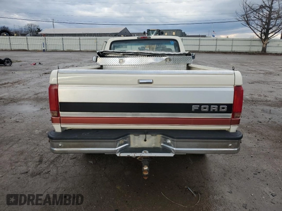 1995 Ford F-150 with VIN 1FTEF14H3SNA93998, listed as a Copart auction lot 87107784 with 0 mi miles and Salvage Title. Bid and sale history available at carsss.com. Image 6.