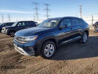 2021 Volkswagen Atlas S z VIN 1V2GC2CA7MC203640, wystawiony jako Copart lot #43782745 z przebiegiem 61 806 mil mil oraz Szkoda całkowita • Salvage title. Historia ofert i sprzedaży dostępna na DreamBid. Obrazek 1.