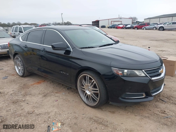 2017 Chevrolet Impala LS with VIN 2G11X5SA9H9137399, listed as a IAAI auction lot 41265955 with 244,316 mi miles. Bid and sale history available at carsss.com. Image 1.