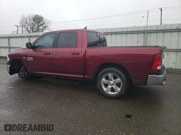 2019 Ram 1500 Classic Lone Star with VIN 1C6RR6LT1KS563496, listed as a Copart auction lot 44795285 with 75,753 mi miles and Salvage Title. Bid and sale history available at carsss.com. Image 2.