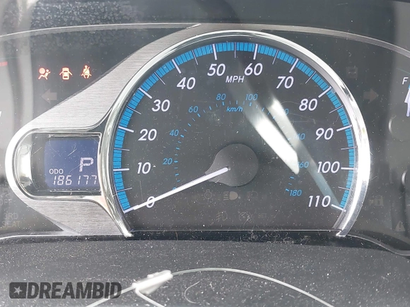 2013 Toyota Sienna XLE AAS with VIN 5TDYK3DC5DS405535, listed as a IAAI auction lot 42348931 with 186,177 mi miles and . Bid and sale history available at DreamBid. Image 7.