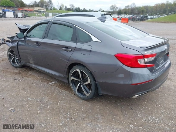 2019 Honda Accord Sedan Sport 1.5T with VIN 1HGCV1F31KA069834, listed as a IAAI auction lot 41914021 with 124,914 mi miles. Bid and sale history available at carsss.com. Image 3.