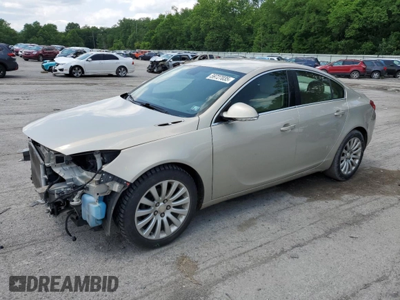 2012 Buick Regal with VIN 2G4GR5EK1C9115854, listed as a Copart auction lot 59727035 with 122,049 mi miles and Salvage title. Bid and sale history available at DreamBid. Image 1.