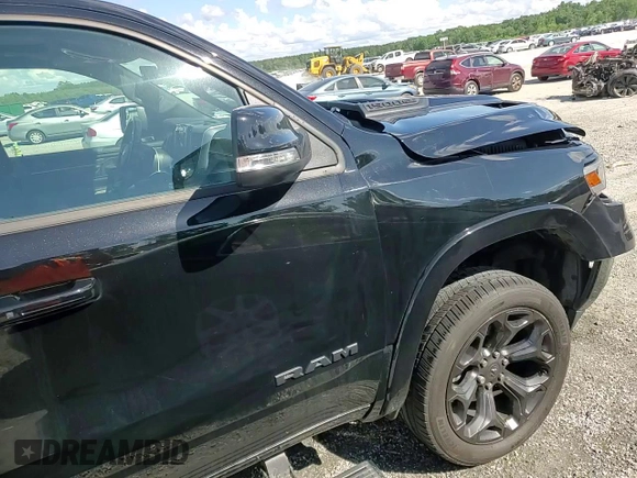 2020 Ram 1500 Limited with VIN 1C6SRFHT5LN291691, listed as a Copart auction lot 61497125 with 48,221 mi miles and Salvage title. Bid and sale history available at DreamBid. Image 13.