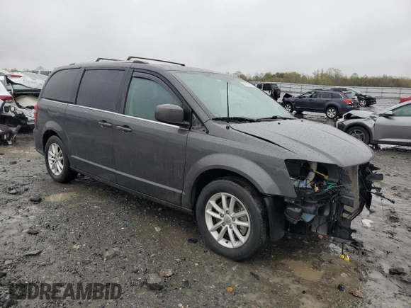 2019 Dodge Grand Caravan SXT with VIN 2C4RDGCG3KR679543, listed as a Copart auction lot 52520185 with 81,114 mi miles and Salvage Title. Bid and sale history available at DreamBid. Image 4.