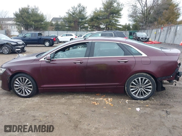 2017 Lincoln MKZ Select with VIN 3LN6L5C93HR600656, listed as a IAAI auction lot 41481241 with 73,305 mi miles. Bid and sale history available at carsss.com. Image 14.