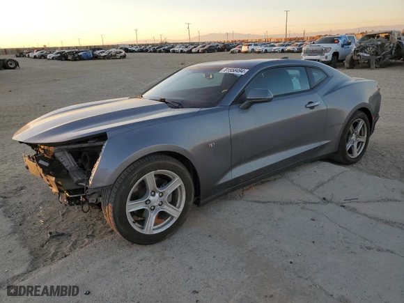 2021 Chevrolet Camaro 1LT with VIN 1G1FB1RX9M0107296, listed as a Copart auction lot 81558494 with 133508 miles and Salvage Title. Bid and sale history available at carsss.com. Image 1.