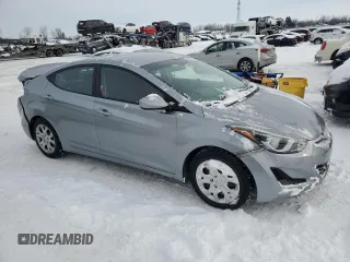 2016 Hyundai Elantra SE with VIN 5NPDH4AE5GH670880, listed as a Copart auction lot 45623825 with 108,825 mi miles and Clean title. Bid and sale history available at DreamBid. Image 4.