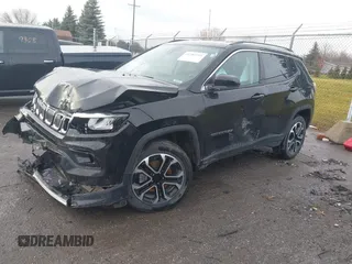 2022 Jeep Compass Limited with VIN 3C4NJDCBXNT150313, listed as a IAAI auction lot 41207215 with 44,415 mi miles and . Bid and sale history available at DreamBid. Image 17.