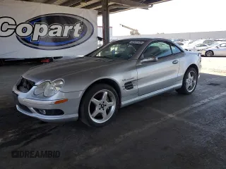 2004 Mercedes-Benz SL 55/63 AMG with VIN WDBSK74F34F069986, listed as a Copart auction lot 62037125 with Not provided miles and Clean title. Bid and sale history available at DreamBid. Image 1.