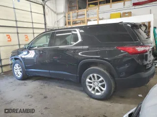 2021 Chevrolet Traverse LS with VIN 1GNEVFKW2MJ115590, listed as a Copart auction lot 45996455 with 38,944 mi miles and Salvage Title. Bid and sale history available at carsss.com. Image 2.