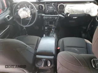 2020 Jeep Wrangler Unlimited Sport S with VIN 1C4HJXDN4LW344401, listed as a Copart auction lot 58404885 with 68,074 mi miles and Salvage title. Bid and sale history available at DreamBid. Image 8.