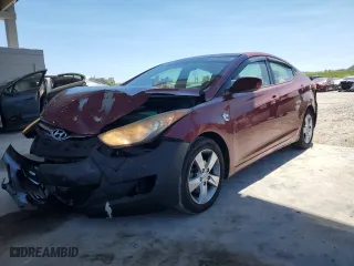 2013 Hyundai Elantra GLS with VIN 5NPDH4AE0DH265697, listed as a Copart auction lot 49908575 with 112,108 mi miles and Salvage Title. Bid and sale history available at carsss.com. Image 1.