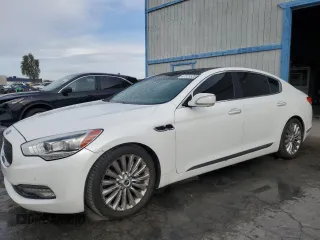 2015 Kia K900 Luxury with VIN KNALW4D42F6017515, listed as a Copart auction lot 47573535 with 143,255 mi miles and Clean Title. Bid and sale history available at carsss.com. Image 1.