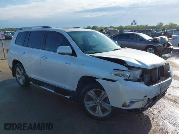 2012 Toyota Highlander Limited z VIN 5TDYK3EH4CS055758, wystawiony jako IAAI lot #42087650 z przebiegiem 108 221 mil mil oraz . Historia ofert i sprzedaży dostępna na DreamBid. Obrazek 1.