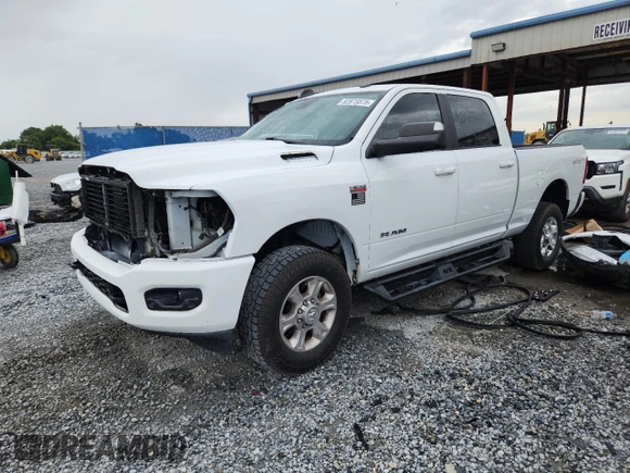 2019 Ram 2500 Big Horn with VIN 3C6UR5DJ0KG697358, listed as a Copart auction lot 62675875 with 98,653 mi miles and Salvage title. Bid and sale history available at DreamBid. Image 1.