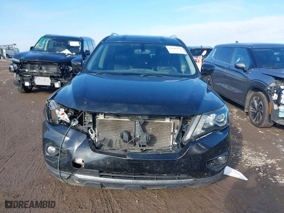 2019 Nissan Pathfinder S with VIN 5N1DR2MMXKC625986, listed as a IAAI auction lot 41265272 with NaN miles. Bid and sale history available at carsss.com. Image 12.