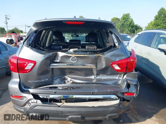 2018 Nissan Pathfinder Platinum with VIN 5N1DR2MM8JC637360, listed as a IAAI auction lot 42549095 with 93,585 mi miles and . Bid and sale history available at DreamBid. Image 6.