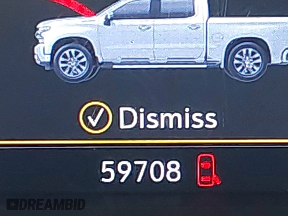 2020 Chevrolet Silverado 1500 RST with VIN 3GCPWDEDXLG277044, listed as a IAAI auction lot 42050251 with 59,708 mi miles and . Bid and sale history available at DreamBid. Image 16.
