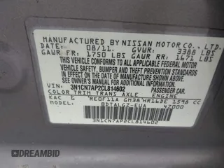 2012 Nissan Versa SL with VIN 3N1CN7AP2CL814602, listed as a IAAI auction lot 41683581 with 160,891 mi miles. Bid and sale history available at carsss.com. Image 9.