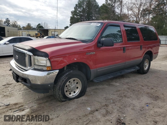 2003 Ford Excursion XLT with VIN 1FMNU41S63ED13428, listed as a Copart auction lot 81823804 with 219,056 mi miles and Salvage Title. Bid and sale history available at DreamBid. Image 1.