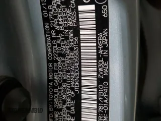 2013 Toyota Prius One with VIN JTDKN3DU4D5583156, listed as a Copart auction lot 51520255 with 208,043 mi miles and Salvage Title. Bid and sale history available at DreamBid. Image 14.