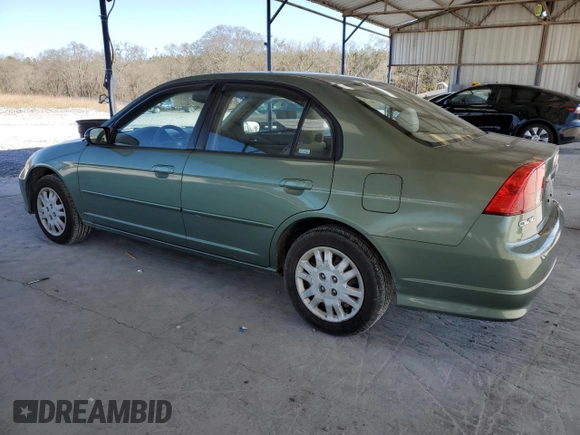 2004 Honda Civic LX with VIN 2HGES16544H519953, listed as a Copart auction lot 46410985 with 155,076 mi miles and Salvage Title. Bid and sale history available at DreamBid. Image 2.