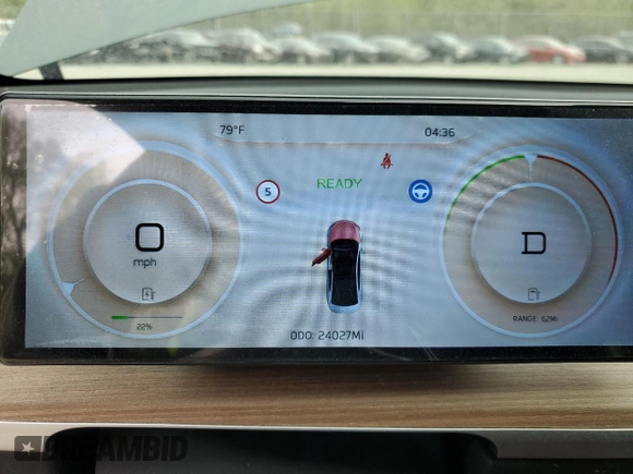 2024 Tesla Model Y Long Range z VIN 7SAYGAEEXRF987104, wystawiony jako Copart lot #54056015 z przebiegiem 24 027 mil mil oraz Szkoda całkowita • Salvage title. Historia ofert i sprzedaży dostępna na DreamBid. Obrazek 9.