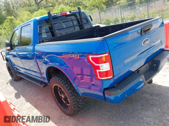 2019 Ford F-150 XL with VIN 1FTEW1EP3KFD44678, listed as a IAAI auction lot 42232307 with 83,039 mi miles and . Bid and sale history available at DreamBid. Image 3.
