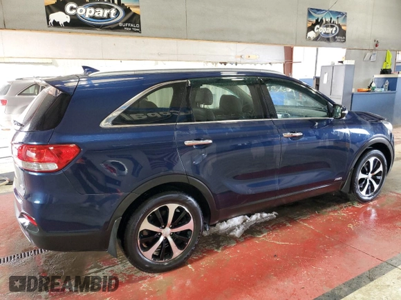 2017 Kia Sorento EX with VIN 5XYPHDA10HG276724, listed as a Copart auction lot 85522284 with 92,060 mi miles and Salvage Title. Bid and sale history available at carsss.com. Image 3.