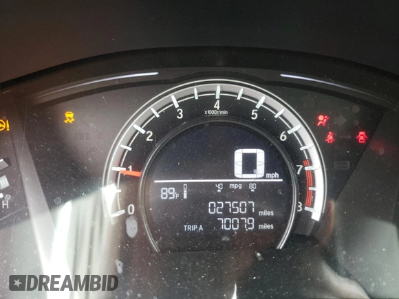 2019 Honda CR-V LX with VIN 2HKRW5H32KH406031, listed as a Copart auction lot 57147212 with 27,507 mi miles. Bid and sale history available at carsss.com. Image 8.