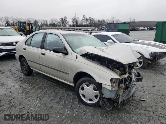 1998 Nissan Sentra XE with VIN 3N1AB41D5WL045702, listed as a Copart auction lot 45149225 with 205,521 mi miles and Salvage title. Bid and sale history available at DreamBid. Image 4.