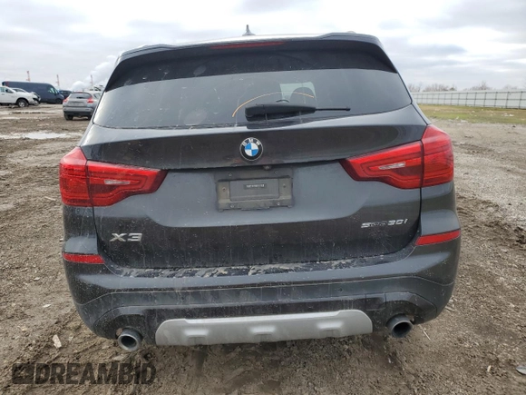 2019 BMW X3 sDrive30i with VIN 5UXTR7C51KLR46420, listed as a Copart auction lot 45377035 with 114,191 mi miles and Salvage Title. Bid and sale history available at carsss.com. Image 6.
