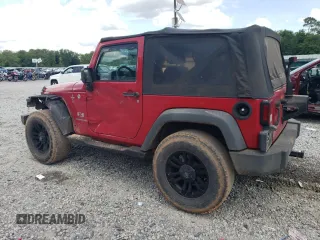 2007 Jeep Wrangler X with VIN 1J4FA24197L185416, listed as a Copart auction lot 59943735 with 147,984 mi miles and Salvage title. Bid and sale history available at DreamBid. Image 2.