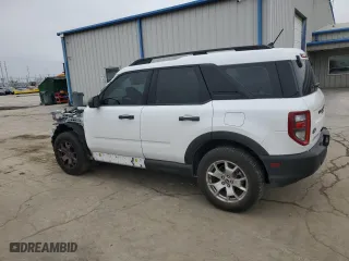 2022 Ford Bronco Sport with VIN 3FMCR9A69NRD96250, listed as a Copart auction lot 44166365 with 34,671 mi miles and Clean Title. Bid and sale history available at carsss.com. Image 2.